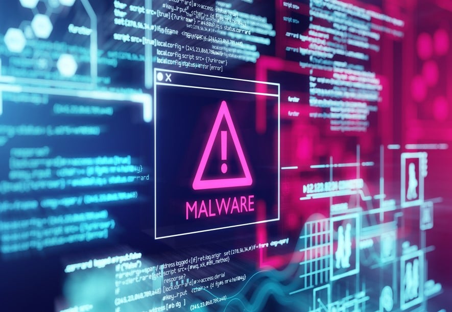 malware de amenaza de seguridad
